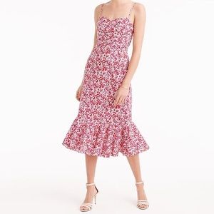 J.Crew || Ruffle Hem Dress